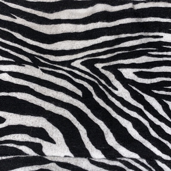 Y2K loop 18 Zebra Tube Top, Size 9/11 (M/L) - Picture 9 of 9